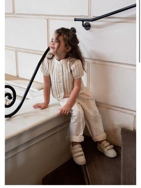 Donsje Amsterdam Girl’s Milenna Striped Jacket size 7-8Y